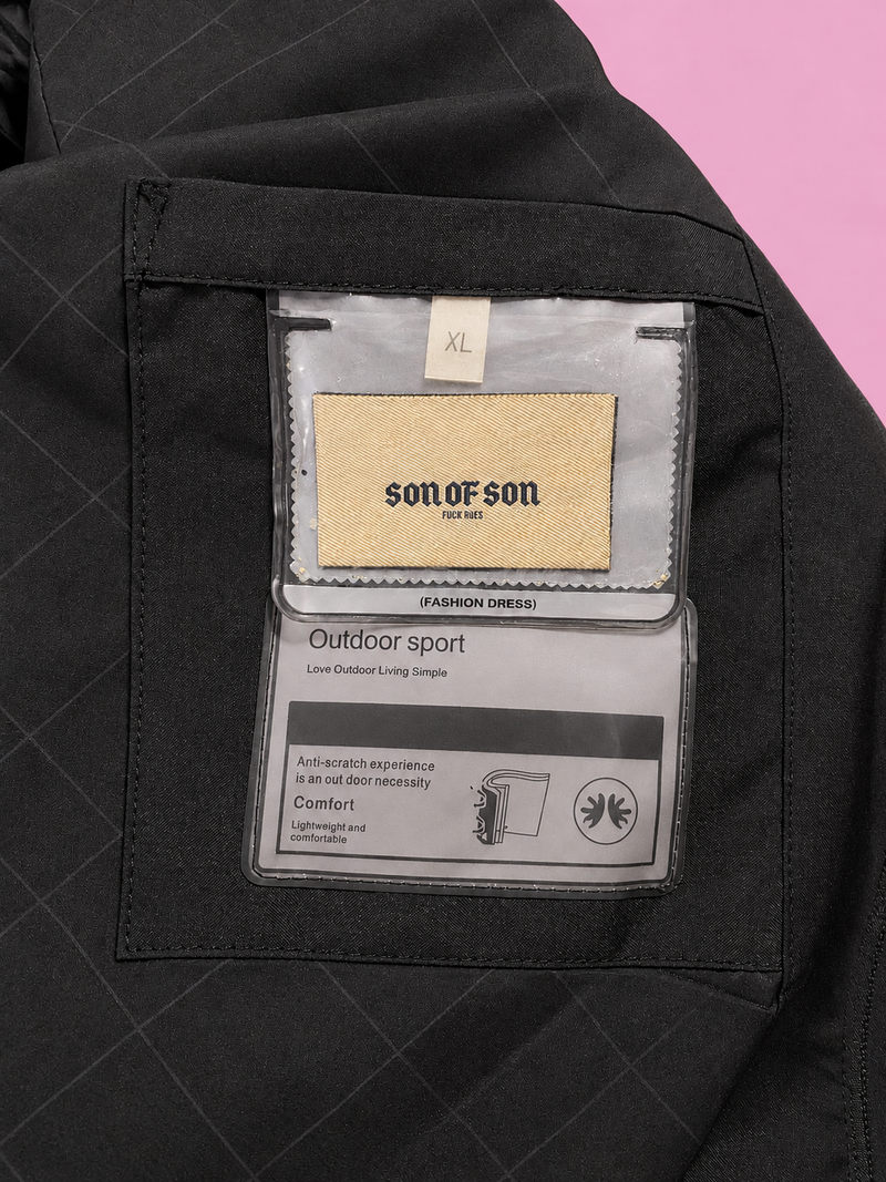 Apex Tech Jacket — Black