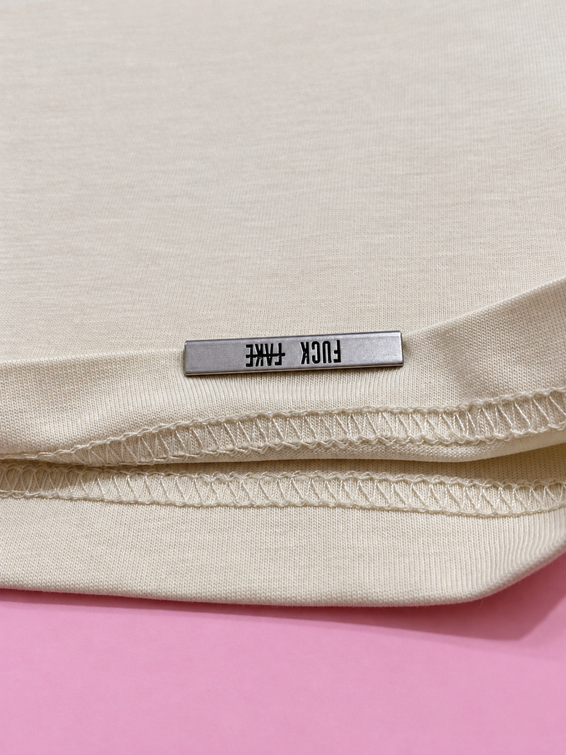 Oath Oversized T-Shirt — Cream