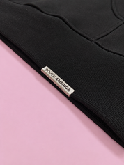 Temper Oversized Hoodie — Black