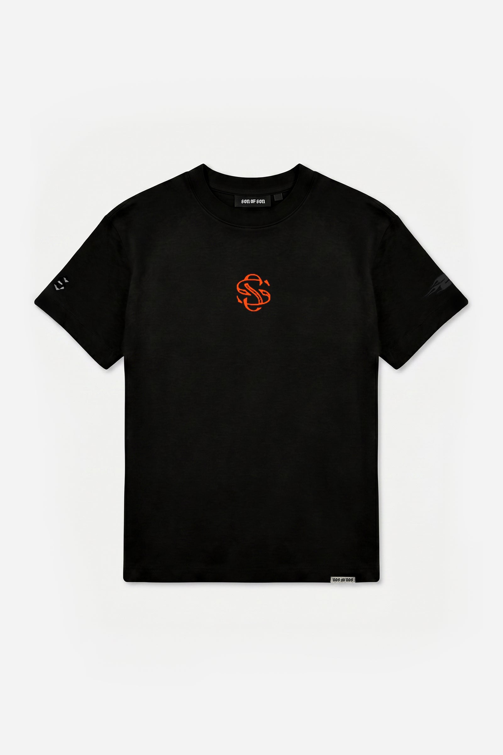 FAST N' SOFS Oversized Tee — Black / Orange