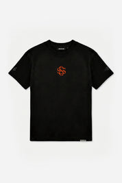 FAST N' SOFS Oversized Tee — Black / Orange