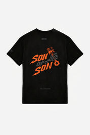 FAST N' SOFS Oversized Tee — Black / Orange