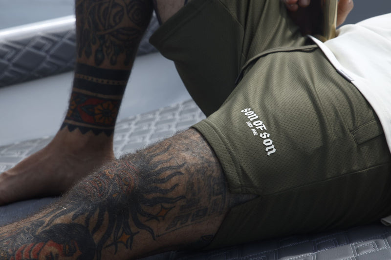 SOFS Supply Sweat Short — Military Green — vista 7