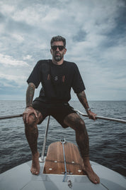 Deep Waters Oversized T-Shirt — Black