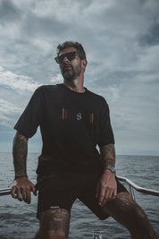 Deep Waters Oversized T-Shirt — Black
