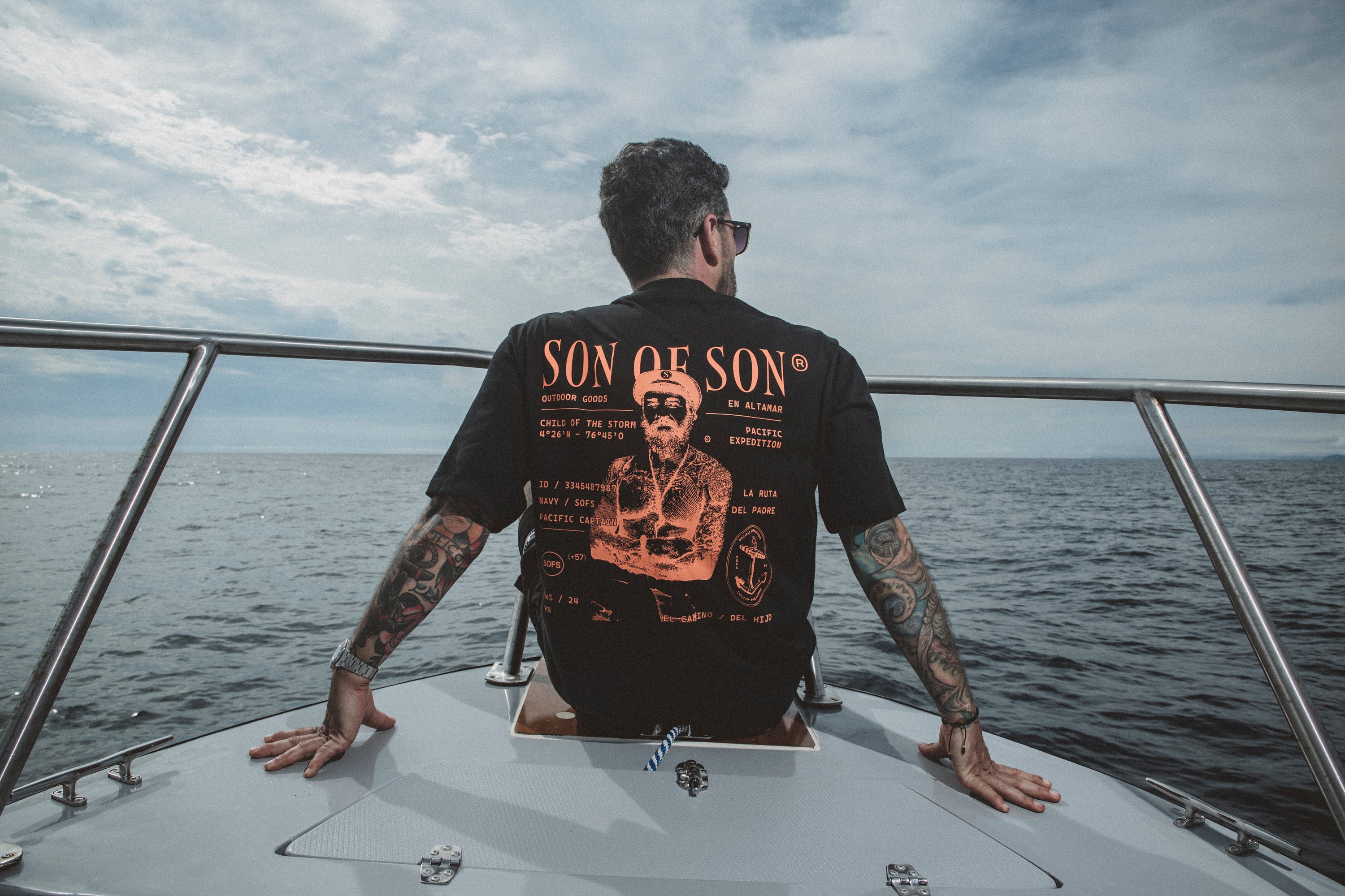 Deep Waters Oversized T-Shirt — Black