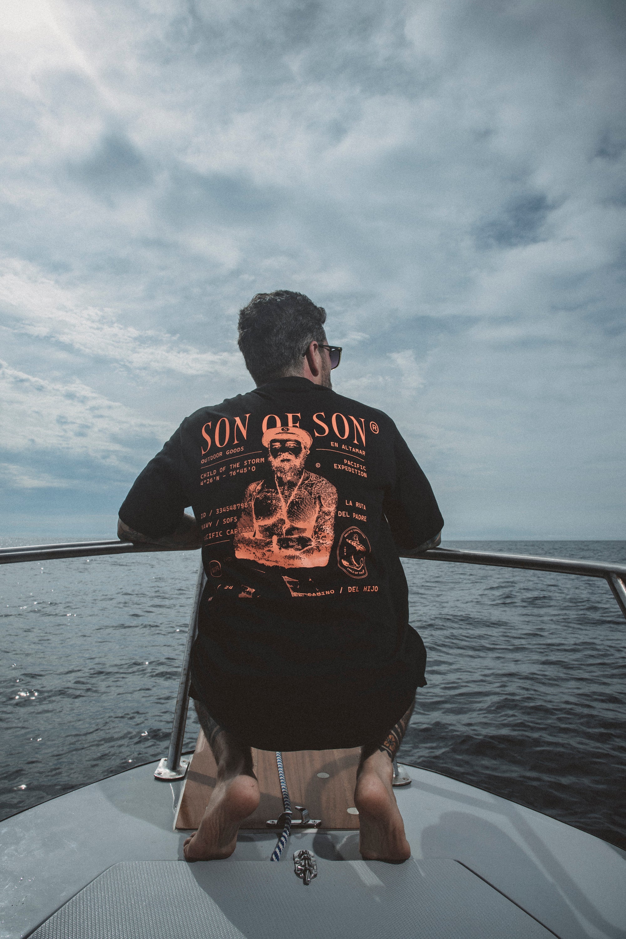 Deep Waters Oversized T-Shirt — Black