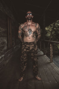 Draw String Cargo Pants CAMO