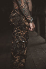 Draw String Cargo Pants TREE CAMO