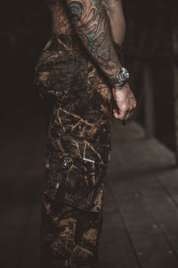 Draw String Cargo Pants TREE CAMO