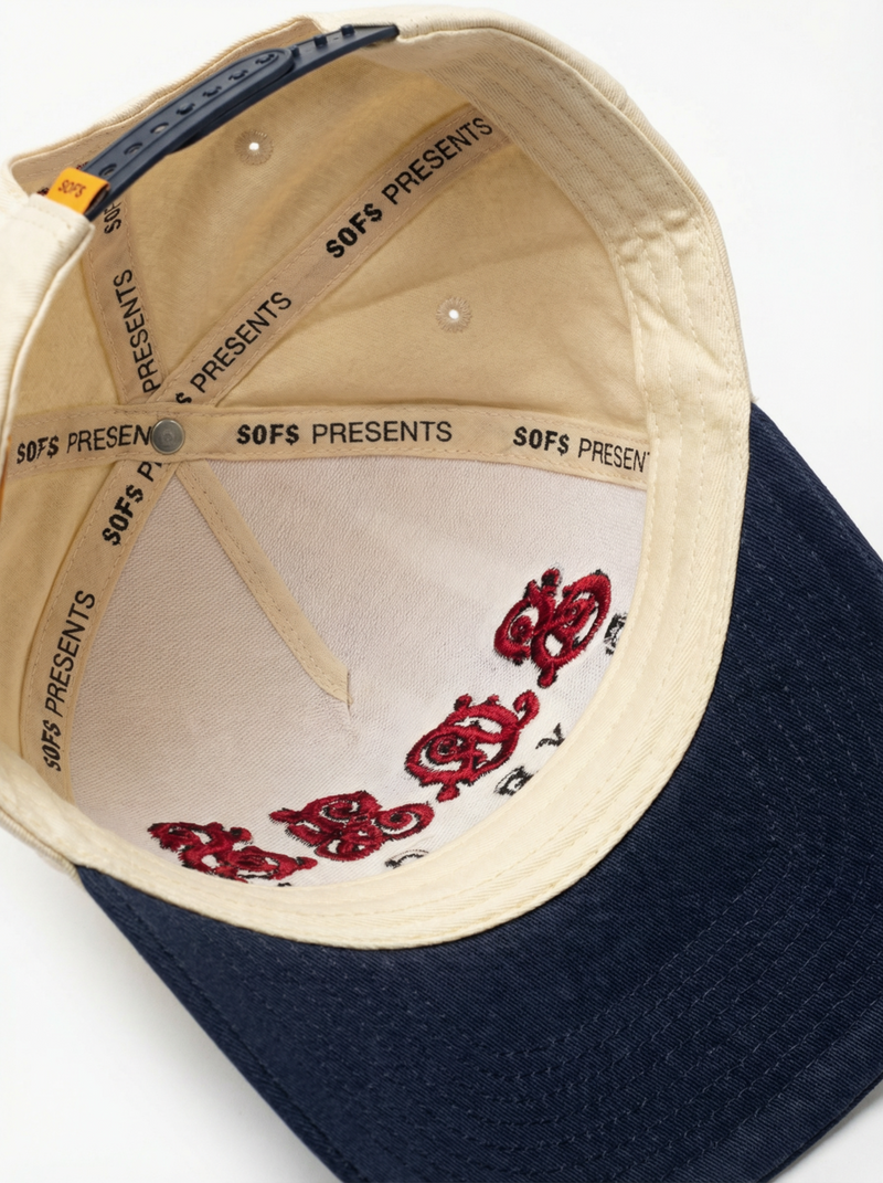 Territory Issue Cap — Cream / Navy Blue — vista 6