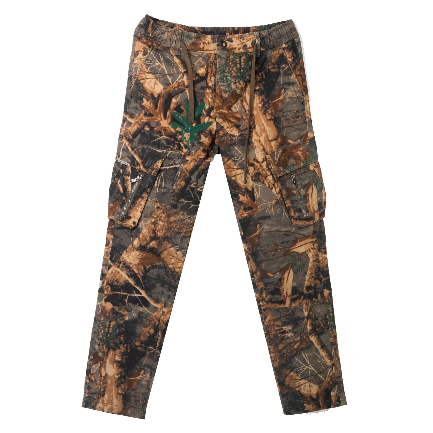 Draw String Cargo Pants TREE CAMO