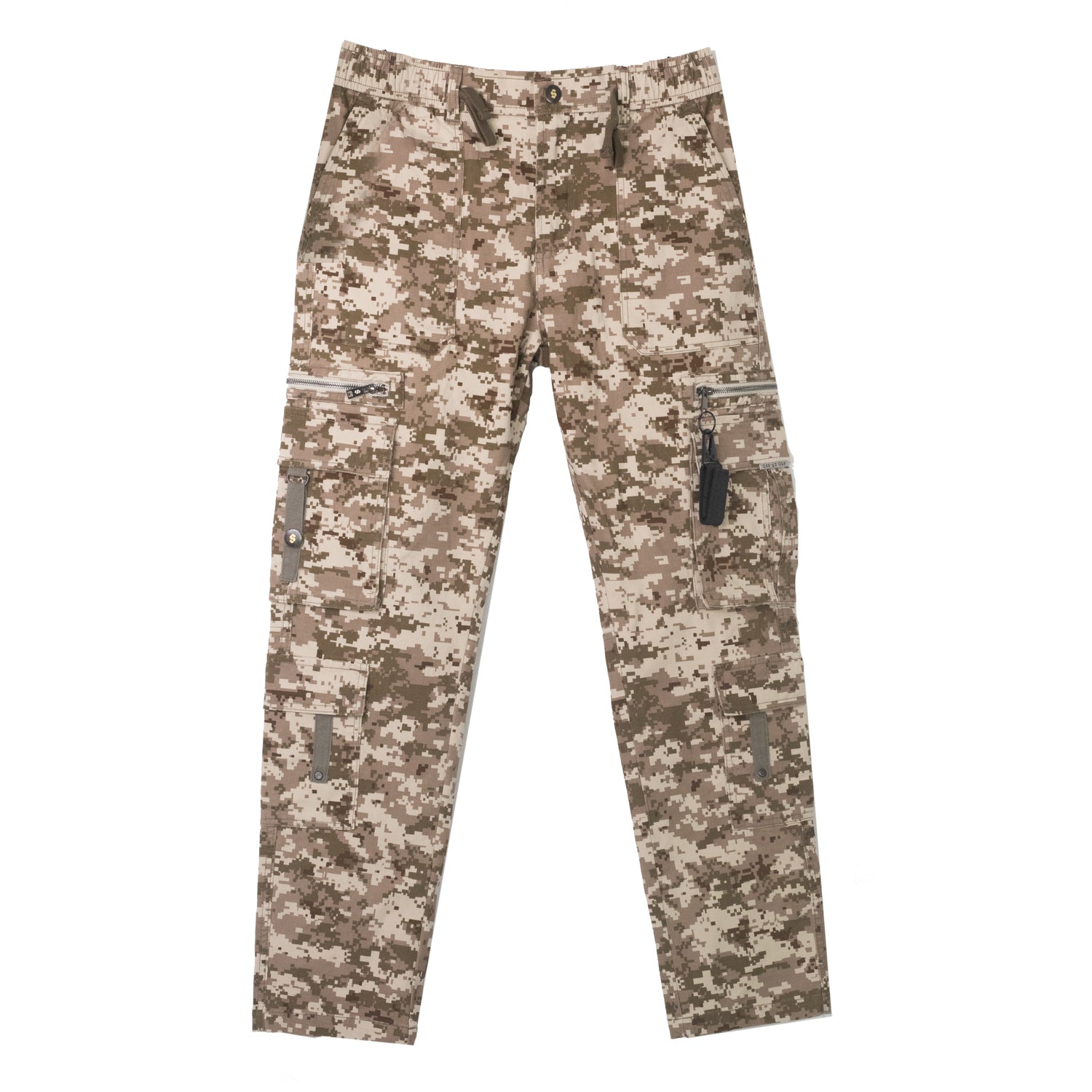 Draw String Cargo Pants SANDCAMO