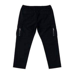 Draw String Cargo Pants BLACK
