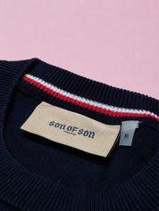 Patriarch Knit Sweater — Blue Navy