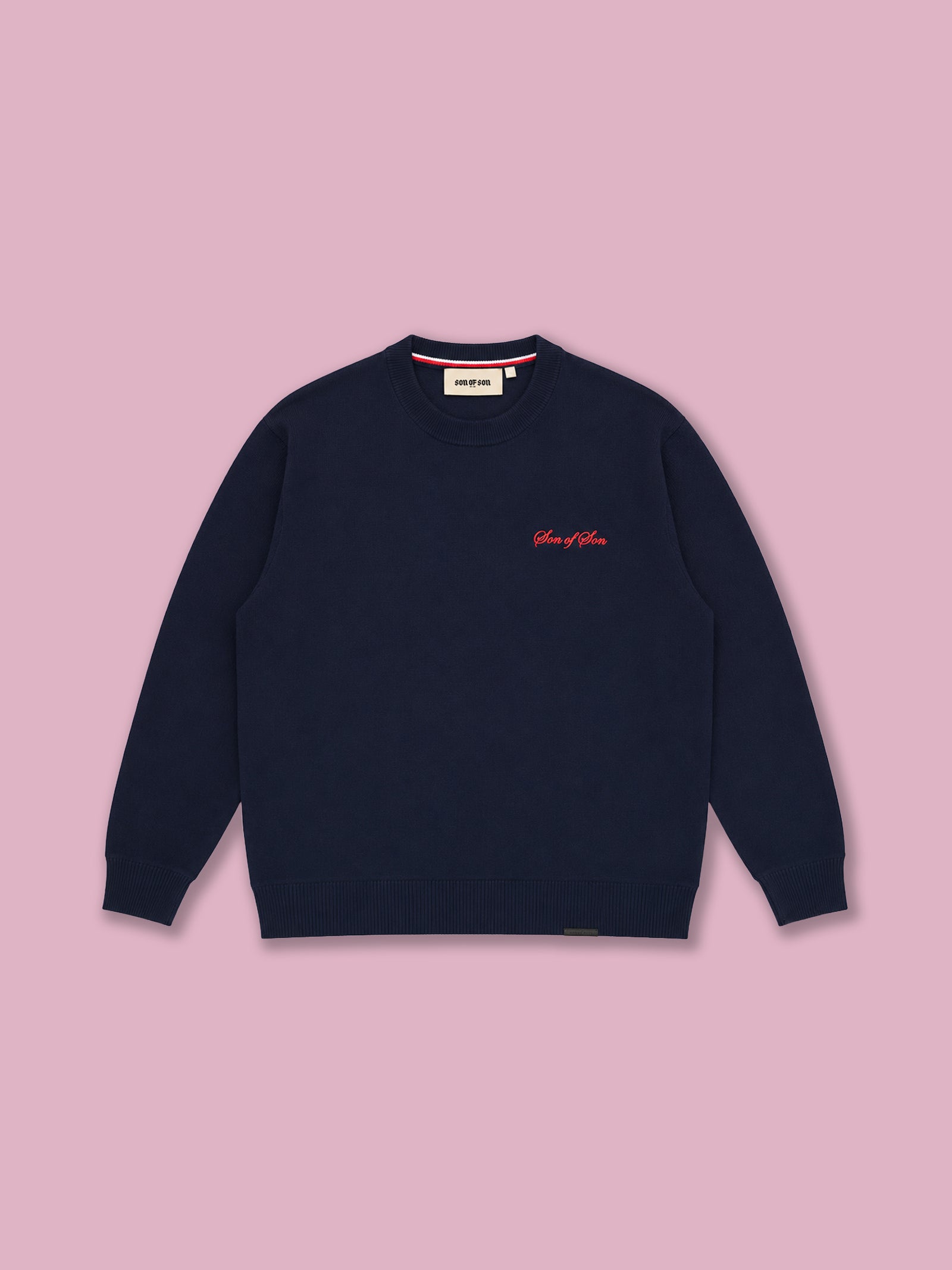 Patriarch Knit Sweater — Blue Navy