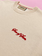 Patriarch Knit Sweater — Cream