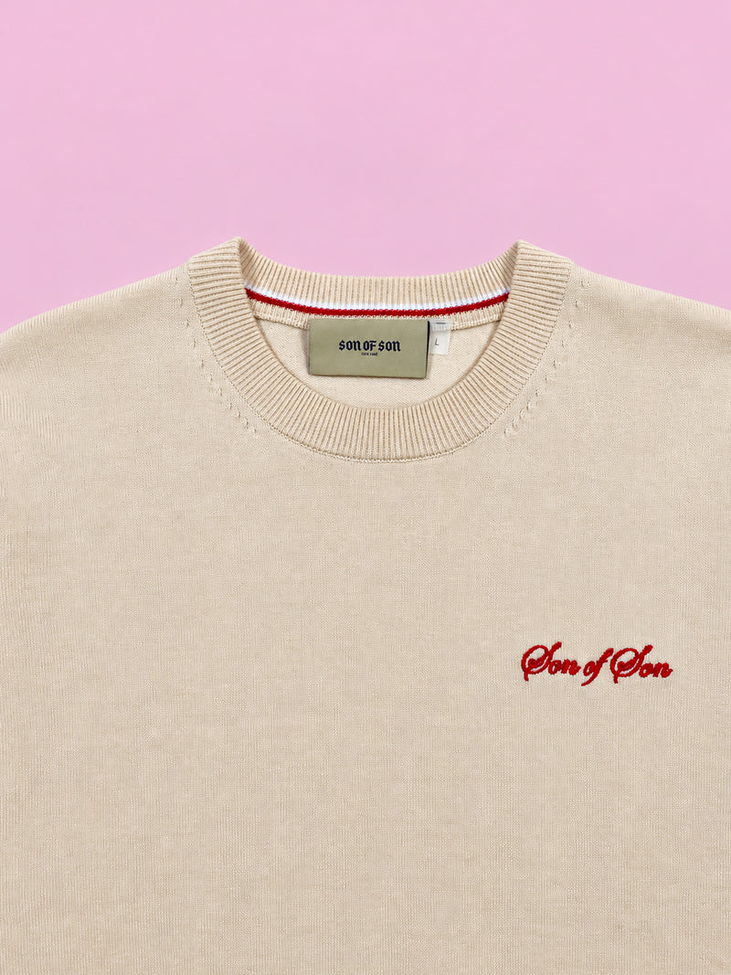 Patriarch Knit Sweater — Cream