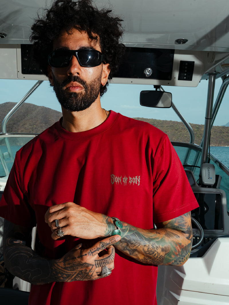 Código Sagrado Regular T-Shirt — Blood Red