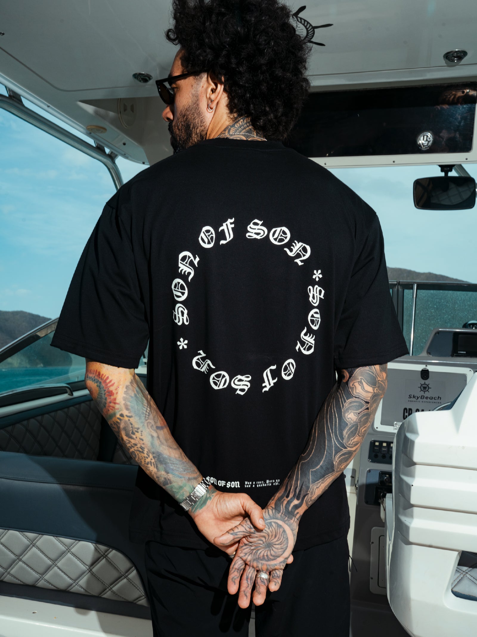 Creed Oversized T-Shirt — Black