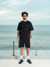 Scar Oversized T-Shirt — Black