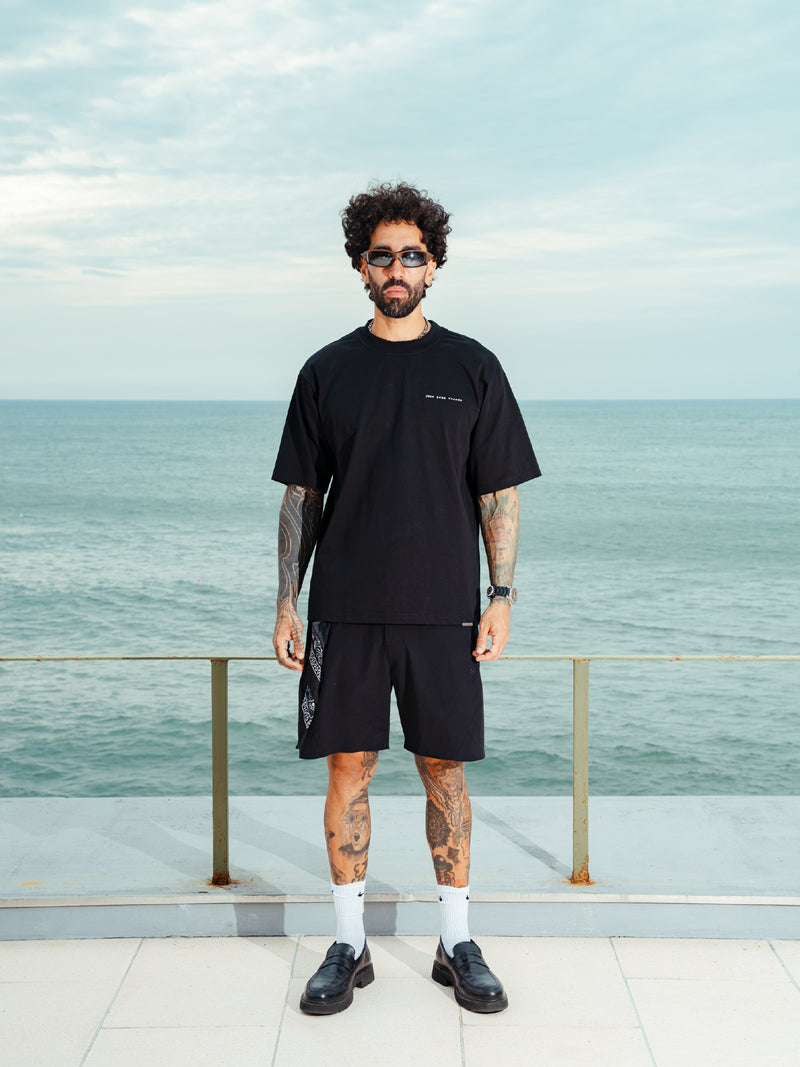 Scar Oversized T-Shirt — Black
