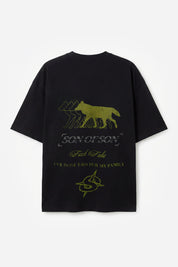 Neon Beast Oversized T-Shirt — Black
