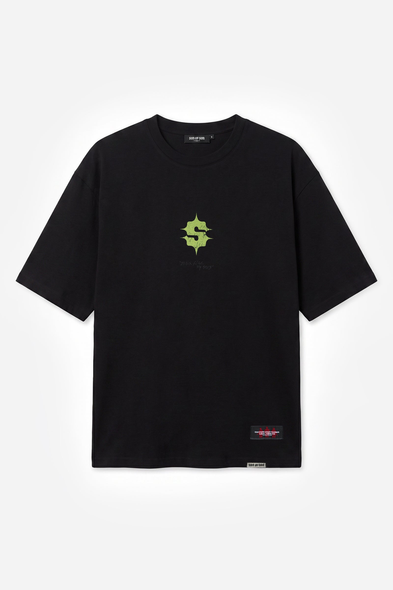 Neon Beast Oversized T-Shirt — Black