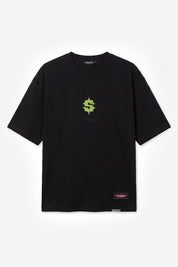 Neon Beast Oversized T-Shirt — Black