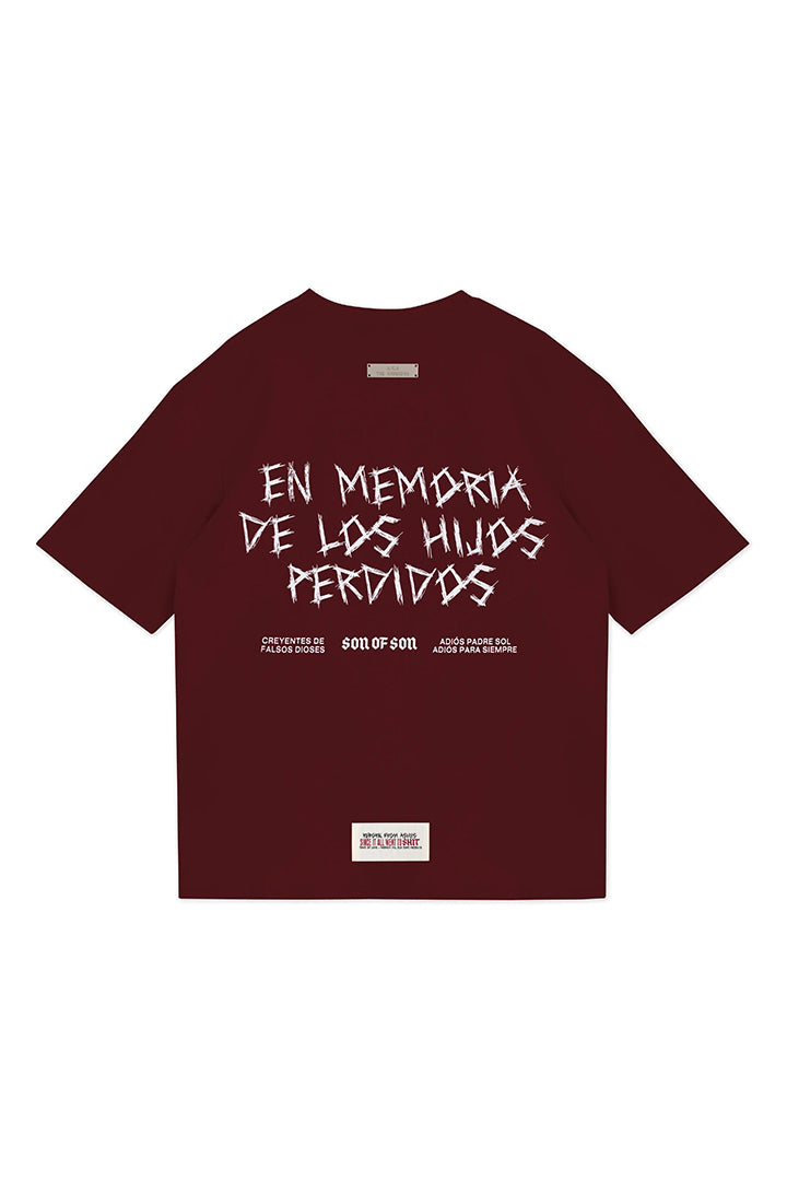 Oversize red lost sons T-Shirt