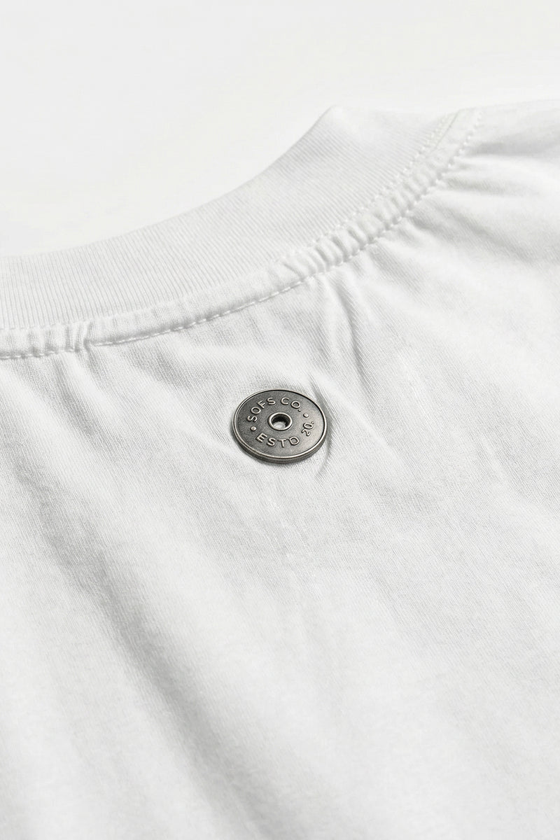 Hunting Club Oversized T-Shirt  — White — vista 8