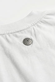 SOFS Heritage Logo Oversized Tee — White — vista 6
