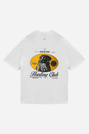 Hunting Club Oversized T-Shirt  — White