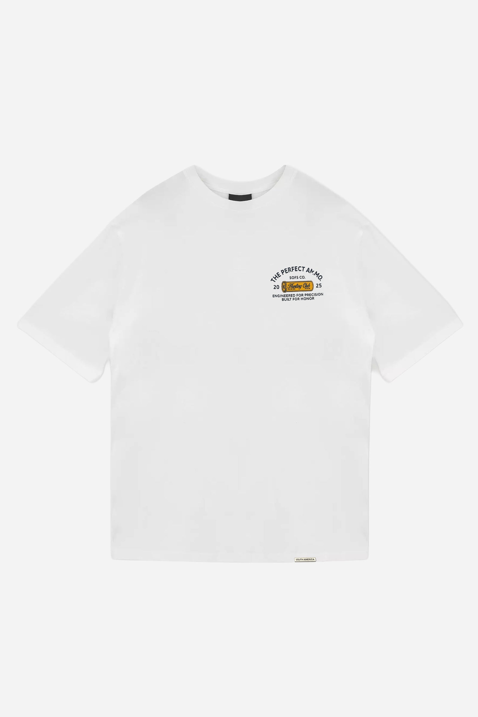 Hunting Club Oversized T-Shirt  — White — vista 3
