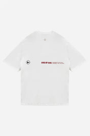 SOFS Heritage Logo Oversized Tee — White — vista 3