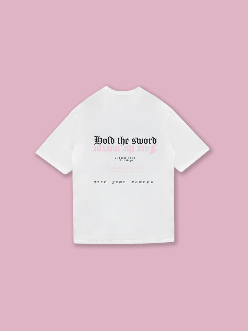 Omen Oversized T-Shirt — White