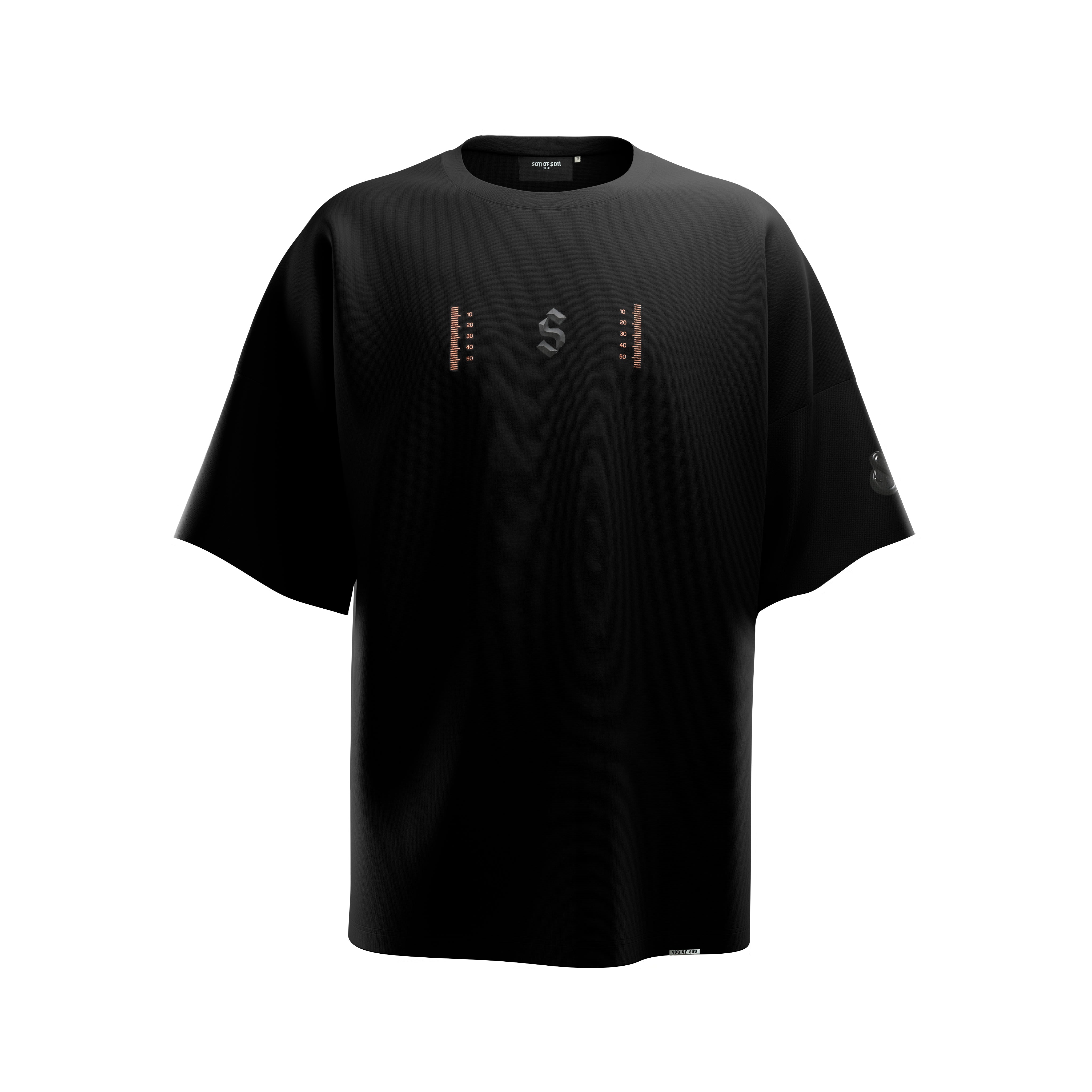 Deep Waters Oversized T-Shirt — Black