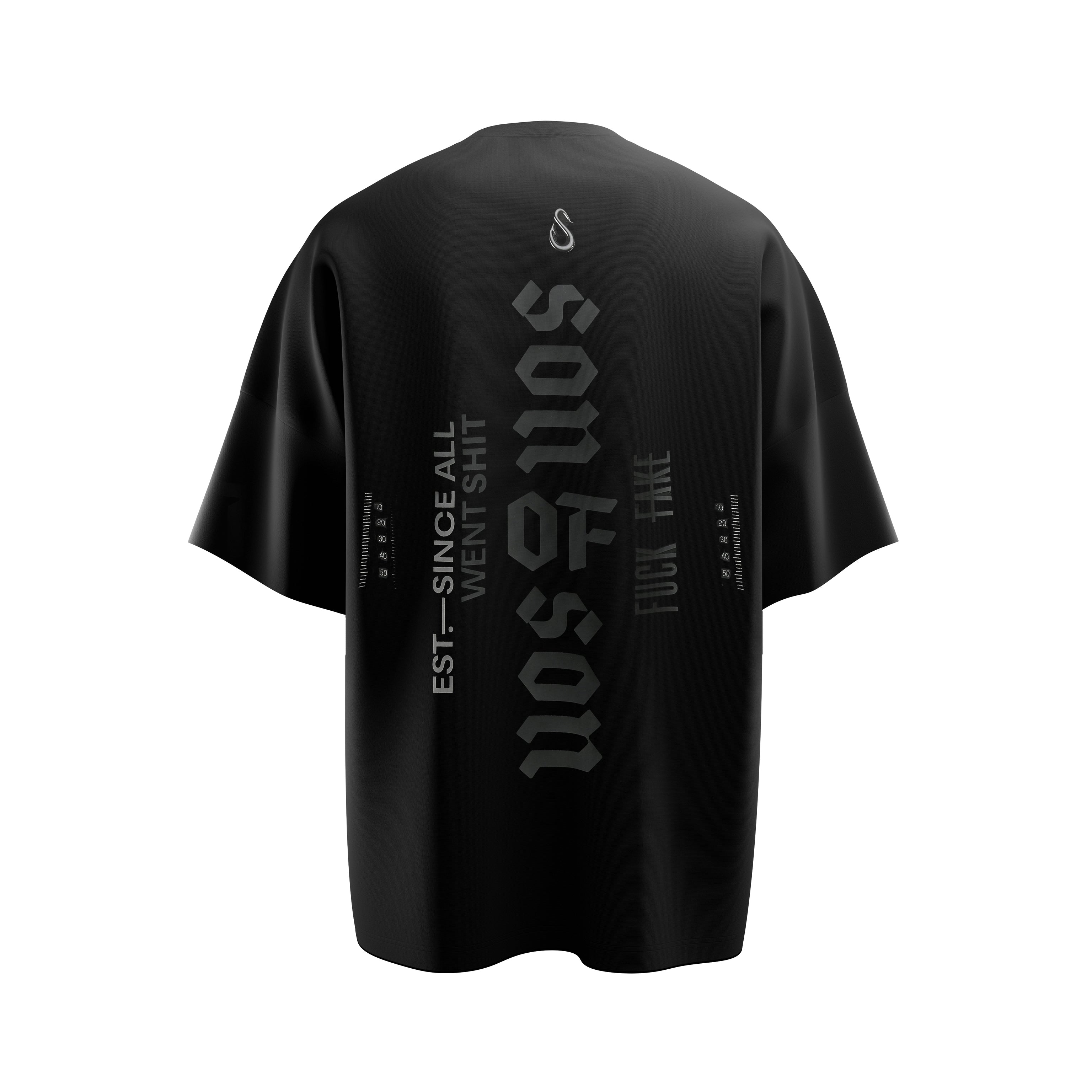 Hijos De La Guajira Oversized T-Shirt — Black