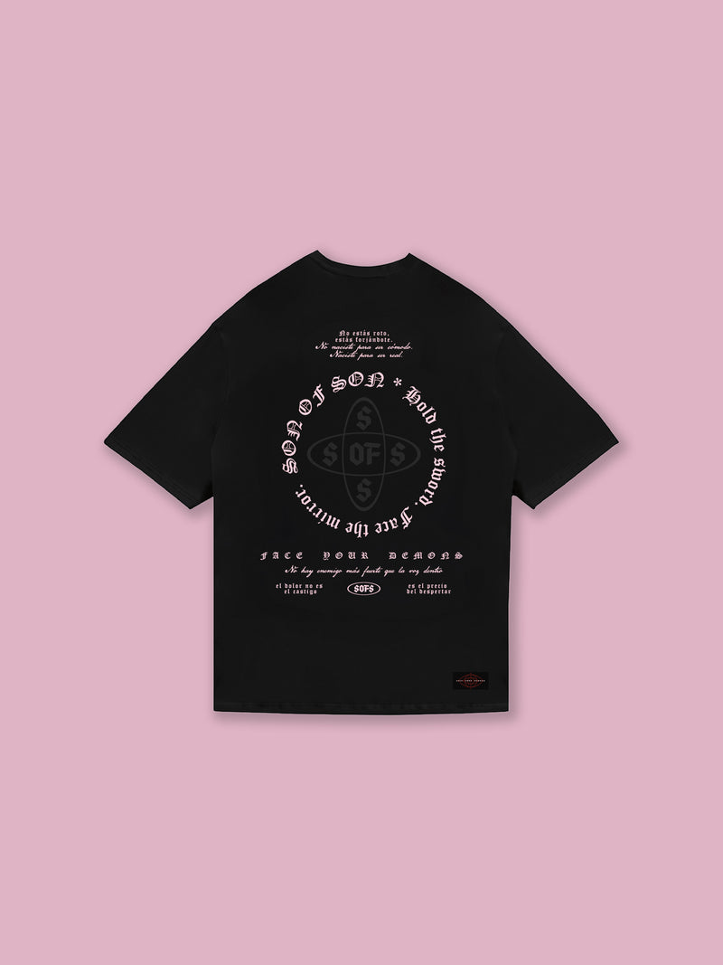 Brand Manifesto Oversized T-Shirt — Black