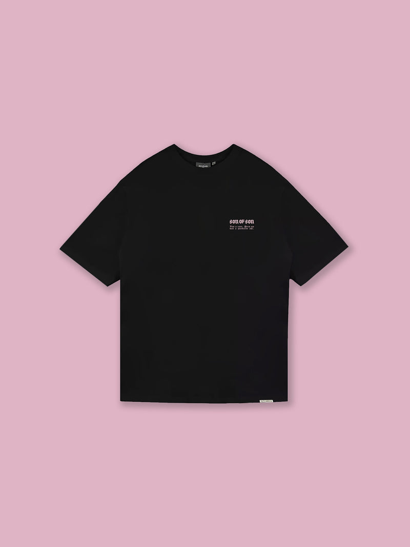 Brand Manifesto Oversized T-Shirt — Black