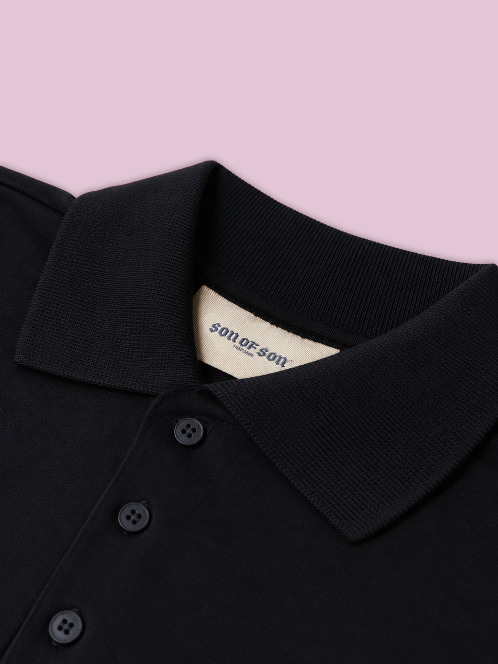 Trust Polo Sweater — Black
