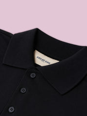 Trust Polo Sweater — Black