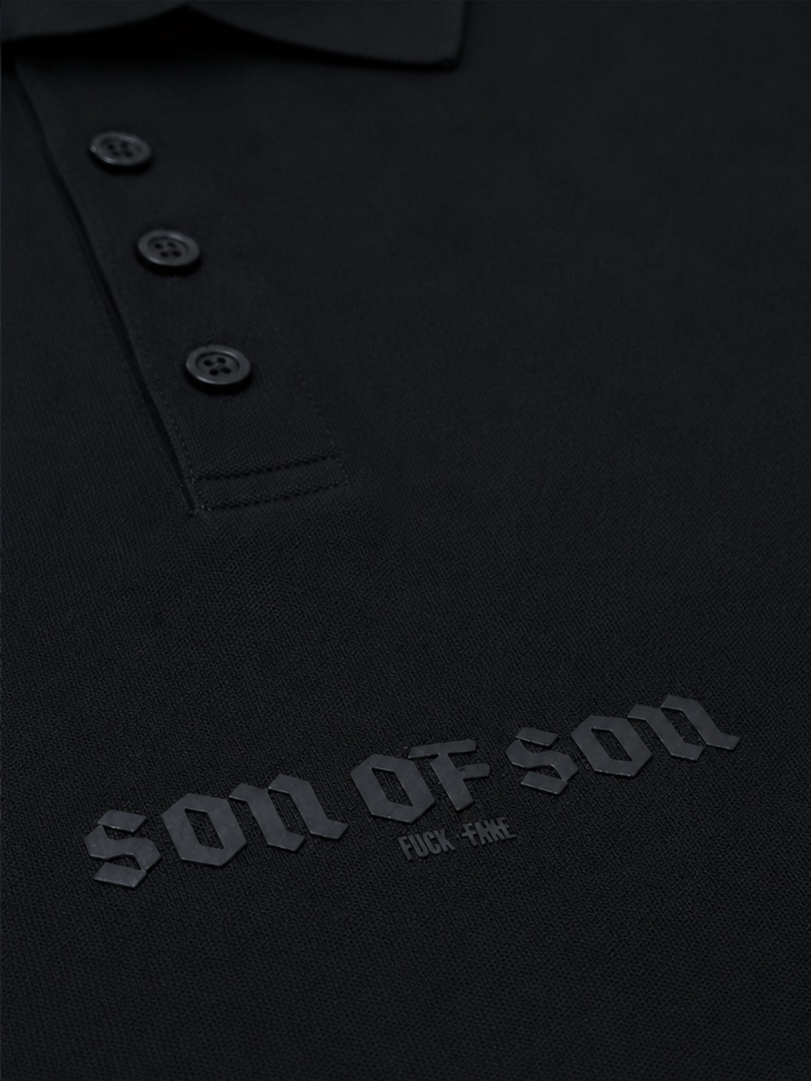 Trust Polo Sweater — Black