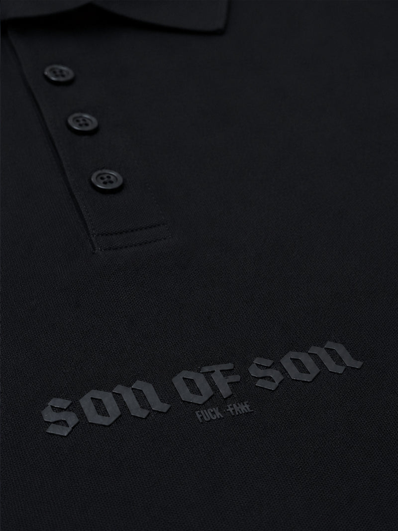 Trust Polo Sweater — Black