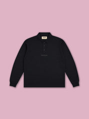 Trust Polo Sweater — Black