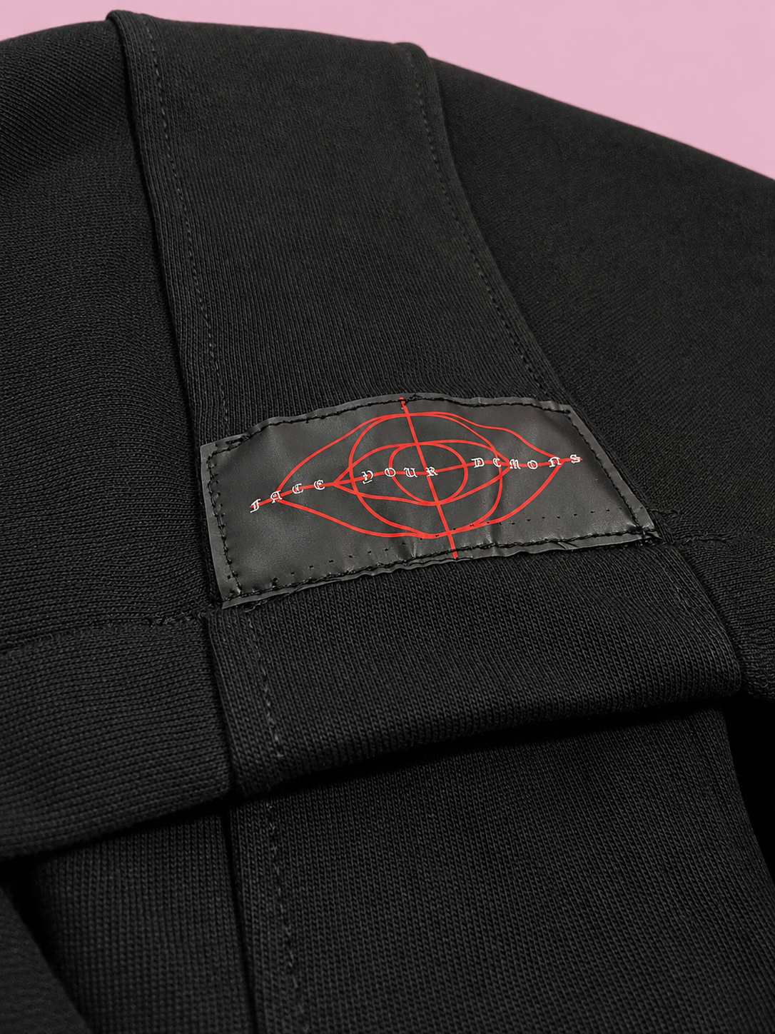 Temper Oversized Hoodie — Black