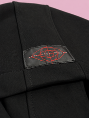 Temper Oversized Hoodie — Black