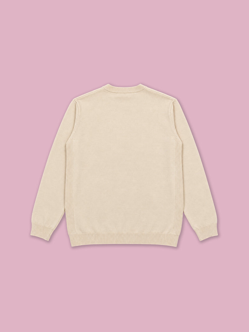 Patriarch Knit Sweater — Cream