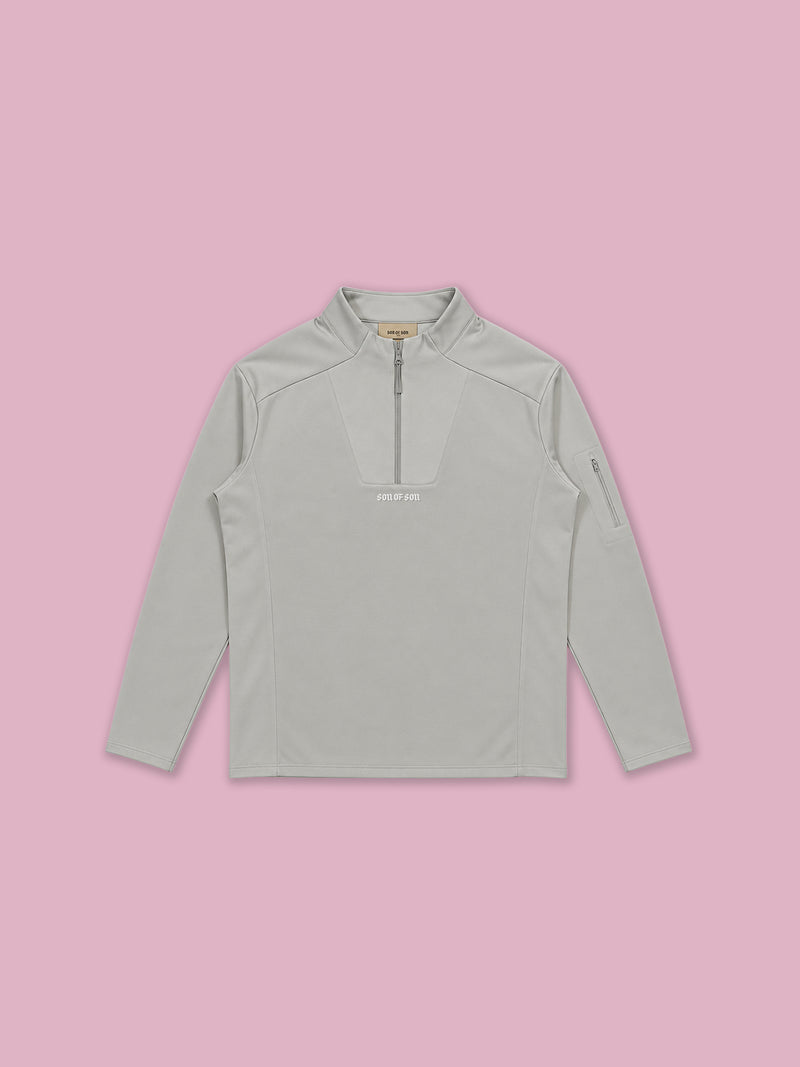 Pulse Quarter Zip — Grey