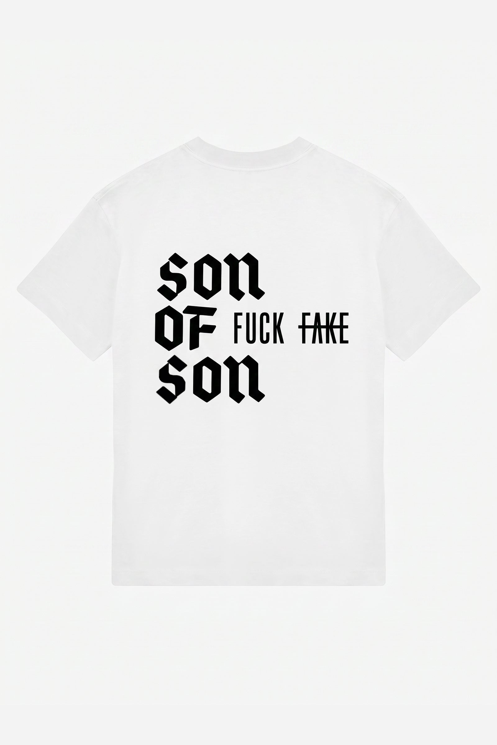 Fuck Fake Regular Tee — White